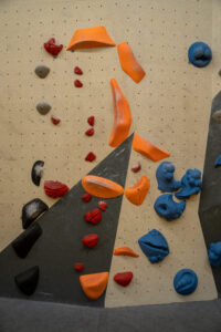 Boulderroute in Boulderhalle